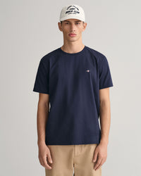 GANT Regular Shield Short Sleeve T-Shirt - Evening Blue