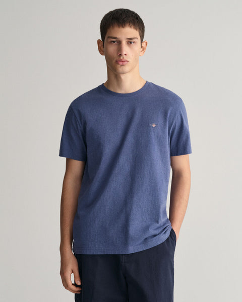 GANT : Regular Shield Short Sleeve T-Shirt - Blue