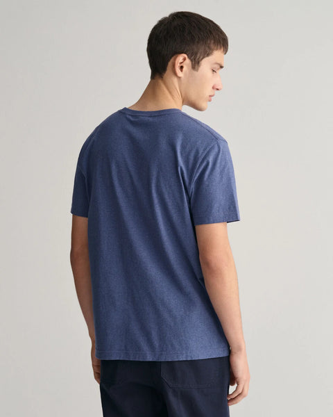 GANT : Regular Shield Short Sleeve T-Shirt - Blue