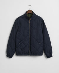 GANT Reversible Stand Collar Jacket - Navy/Green