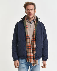 GANT Reversible Stand Collar Jacket - Navy/Green