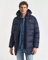 GANT Active Cloud Mid Length Jacket - Navy