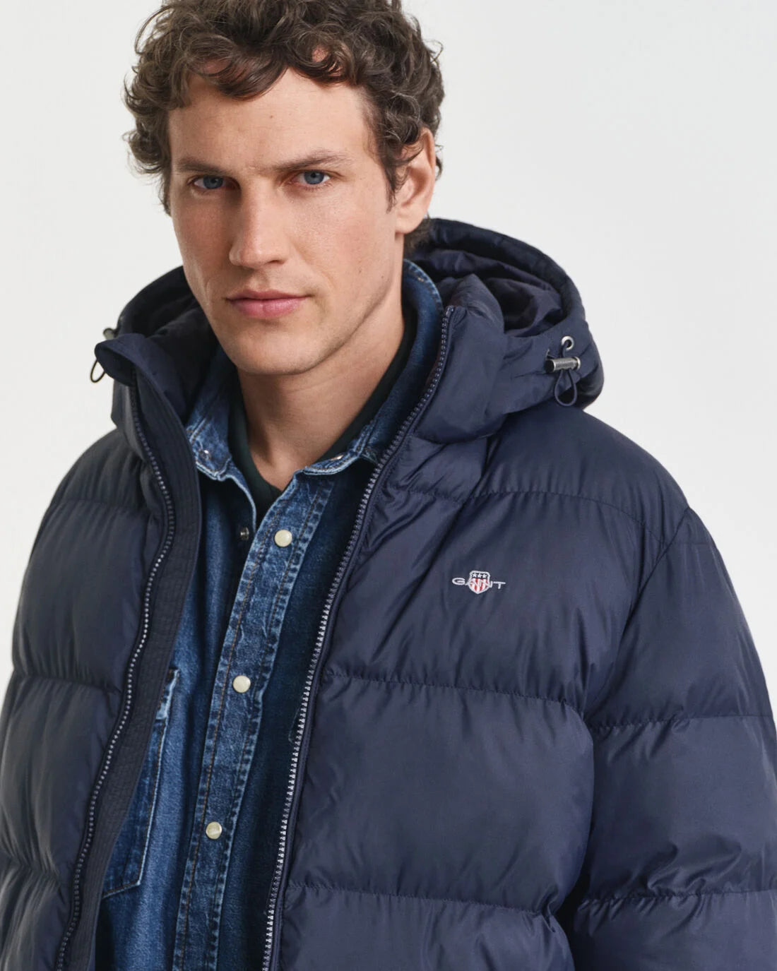 GANT Active Cloud Mid Length Jacket - Navy