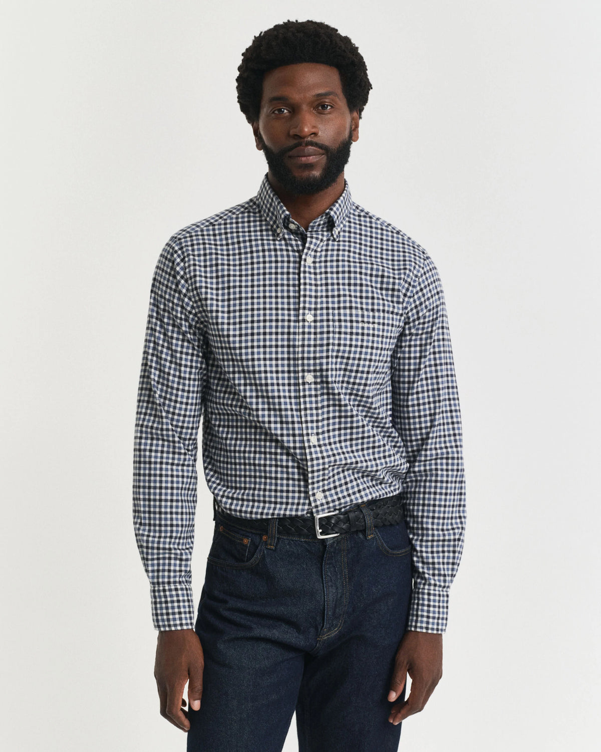 GANT Gingham Twill Shirt - Blue