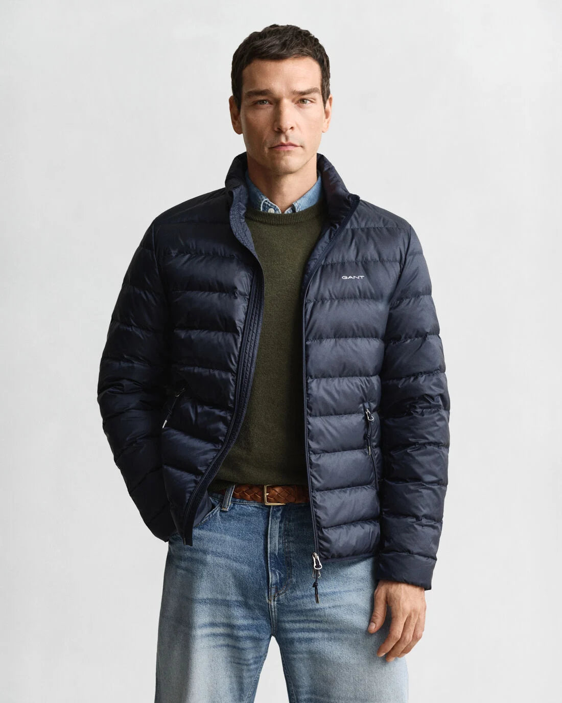 GANT Light Down Jacket -Navy