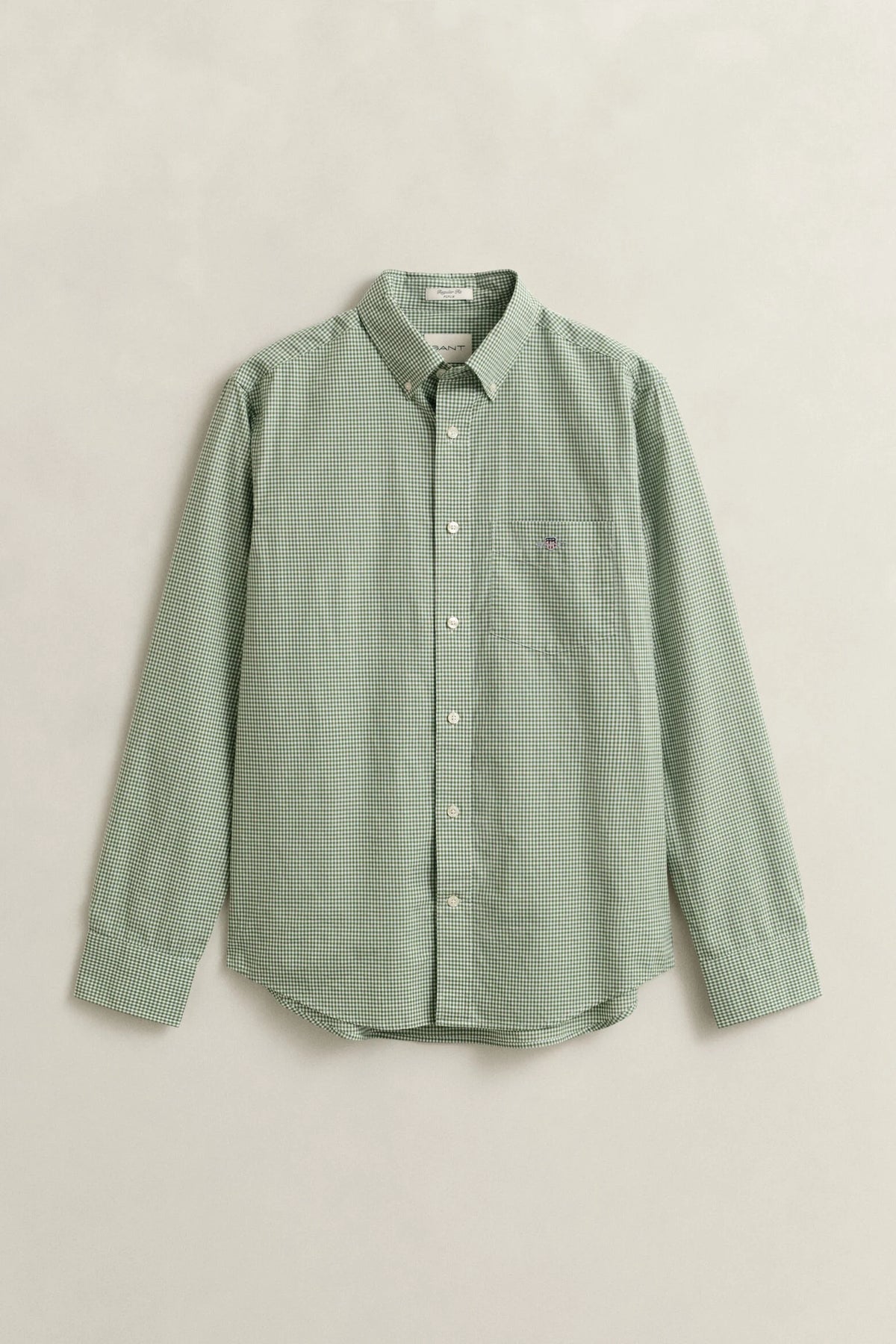 GANT Regular Fit Classic Poplin Shirt - Herb Green
