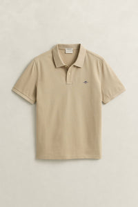 GANT Shield Polo Shirt - Oat