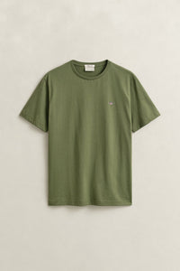 GANT Regular Shield Short Sleeve T-Shirt - Herb Green