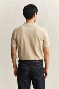 GANT Shield Polo Shirt - Oat