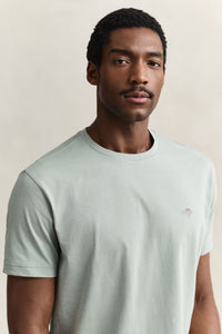 GANT Regular Shield Short Sleeve T-Shirt - Ceramic Grey