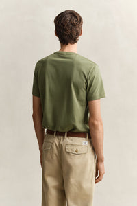 GANT Regular Shield Short Sleeve T-Shirt - Herb Green