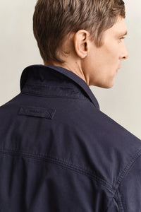 GANT Cotton Hybrid Jacket - Evening Blue
