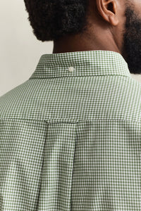 GANT Regular Fit Classic Poplin Shirt - Herb Green