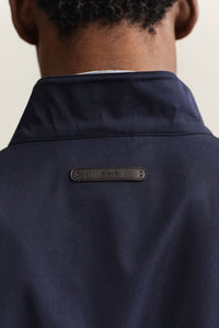 GANT Cotton Blend Harrington Jacket - Navy