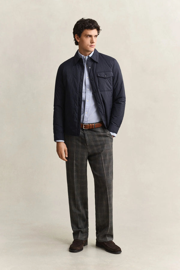 GANT Ultralight Padded Overshirt Jacket - Navy