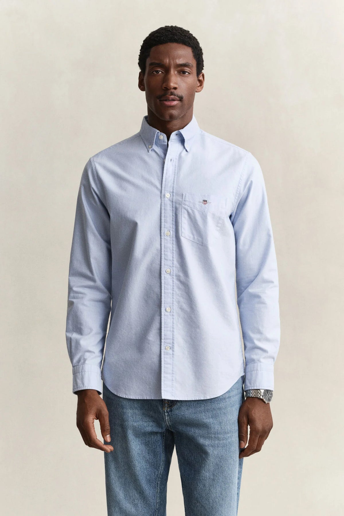 GANT Regular Fit Oxford Shirt - Blue