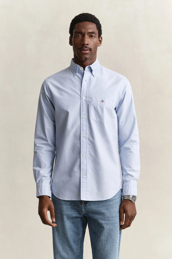 GANT Regular Fit Oxford Shirt - Blue