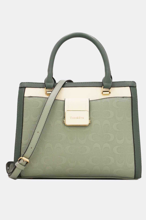 COPE CLOTHING : Vintage Monogram Handbag - Green
