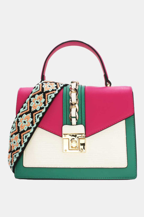 COPE CLOTHING : Crossbody Handbag - Pink