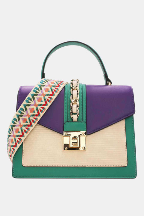 COPE CLOTHING : Crossbody Handbag - Purple
