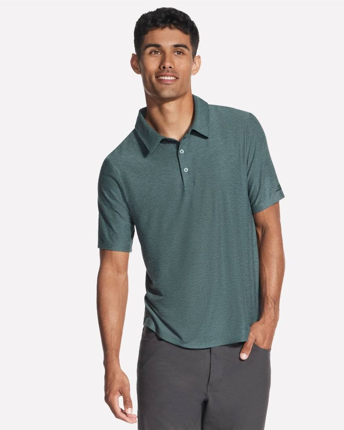 SKECHERS Men's GO DRI All Day Polo Shirt - Green
