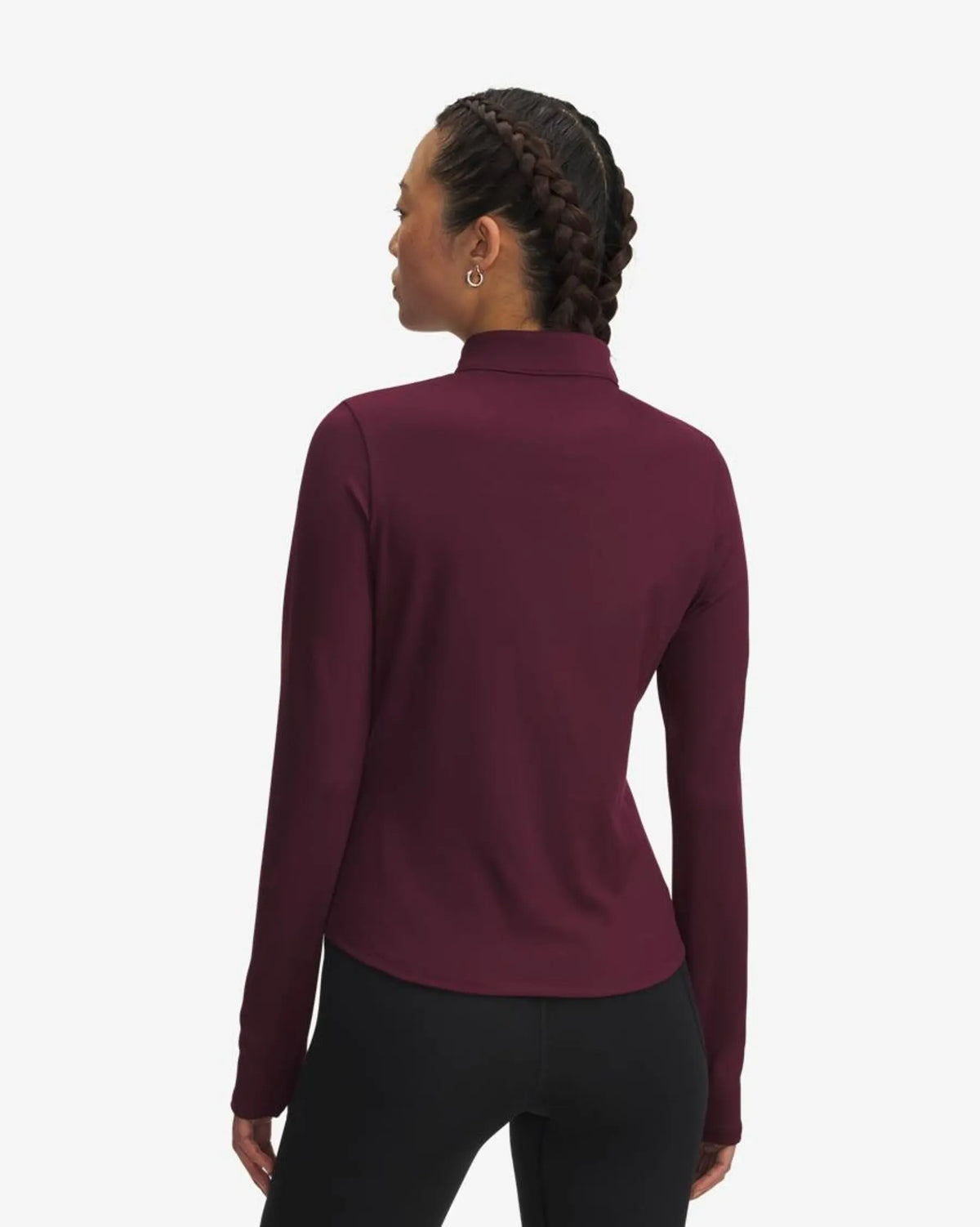 UNDER ARMOUR Women's Motion Half Zip Top - Maroon