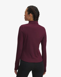 UNDER ARMOUR Women's Motion Half Zip Top - Maroon