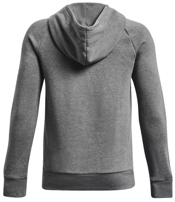 UNDER ARMOUR Boys' Rival Fleece Big Logo Hoodie - Grey