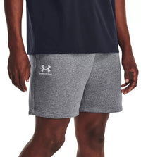 UNDER ARMOUR Men's Icon Fleece 20cm Shorts - Grey
