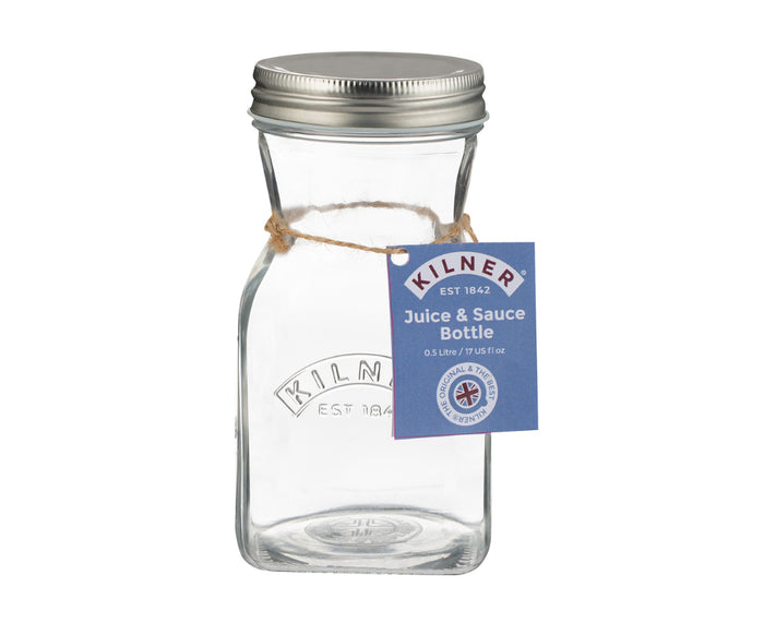 KILNER Glass Juice & Sauce Bottle 0.5 Litre