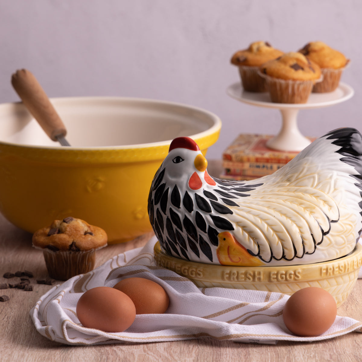 MASON CASH Mother Hen Nest Egg Storage