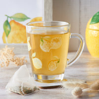 RAVENHEAD Amalfi Lemons 2pk Glass Mugs 28cl