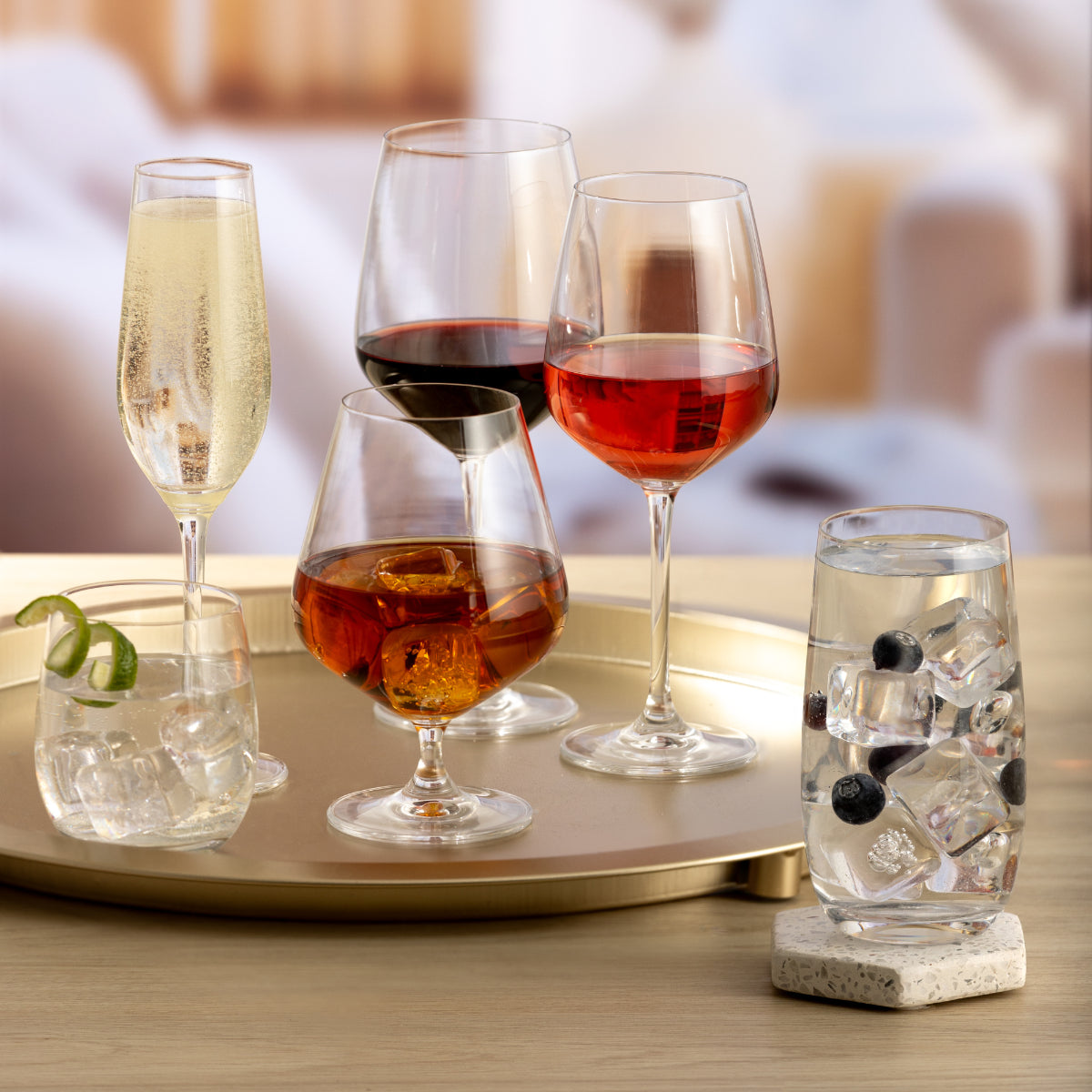 RAVENHEAD Kings Set Of 4 White Wine Glasses 52cl