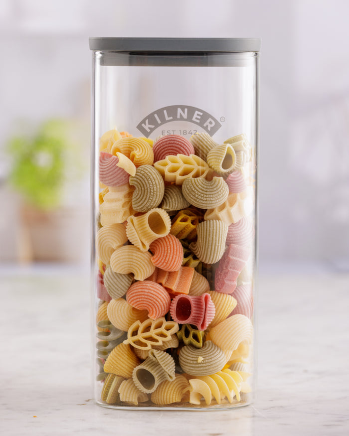 KILNER Fresh Storage Glass Square Jar 1.5 Litre
