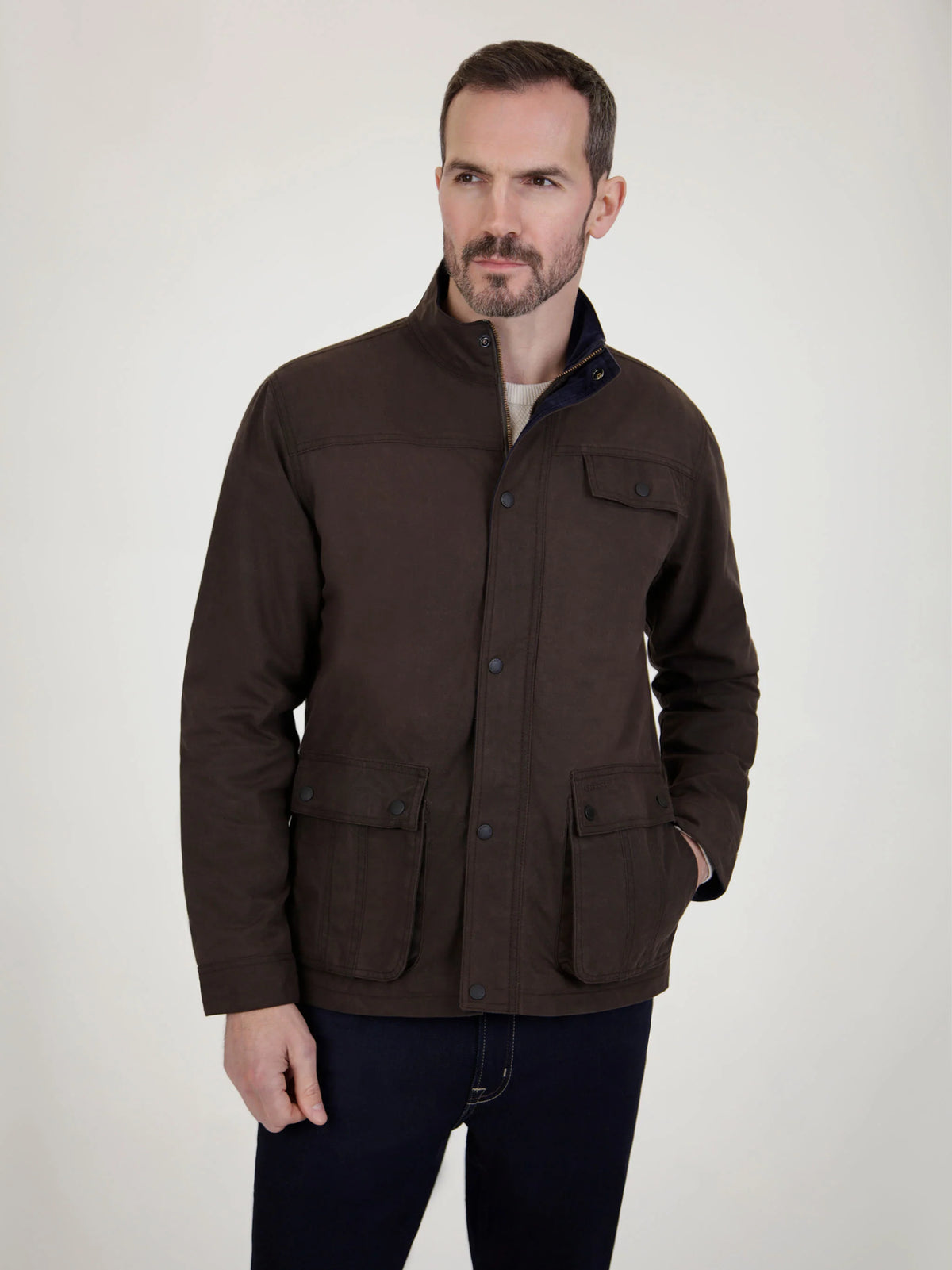 MISH MASH Utilis Wax Jacket - Java