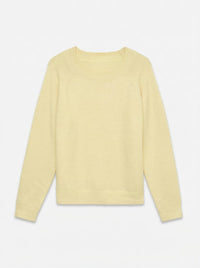 VERO MODA Doffy Round Neck Knitted Pullover - Golden Haze