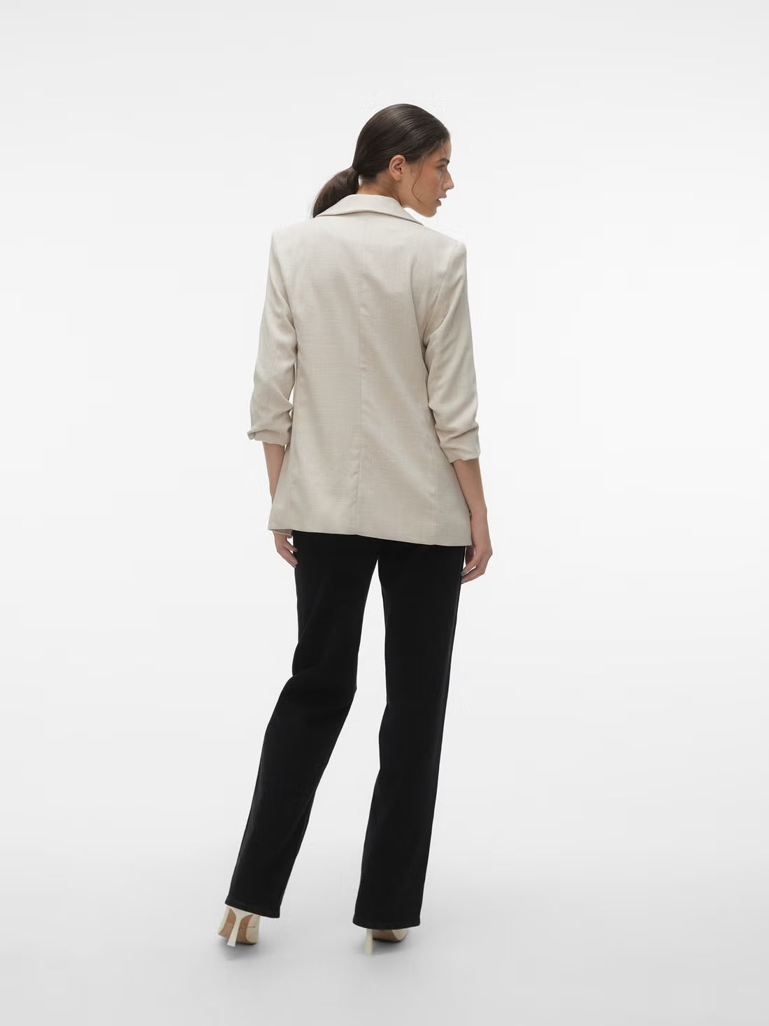 VERO MODA Frida Blazer - Oatmeal