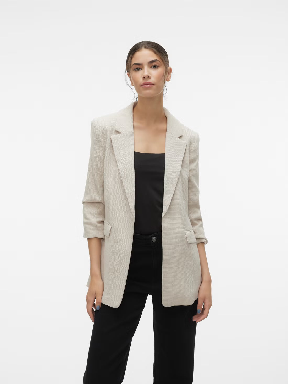 VERO MODA Frida Blazer - Oatmeal