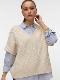 VERO MODA Sheila Sleeveless Jumper - Birch