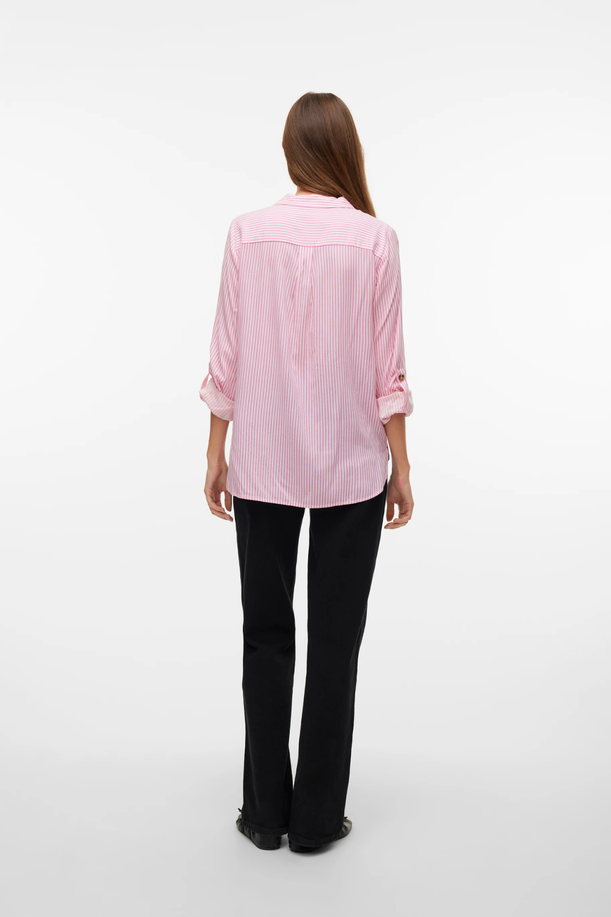 VERO MODA Bumpy Regular Fit Shirt - Pink