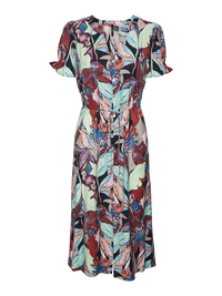 VERO MODA Maja Palma SS Floral Midi Dress