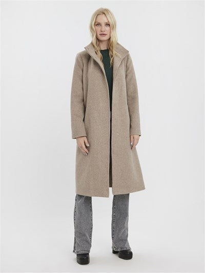 VERO MODA : Long Wool Coat