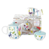PORTMEIRION Water Garden 3 Piece Teapot Set in a Gift Box