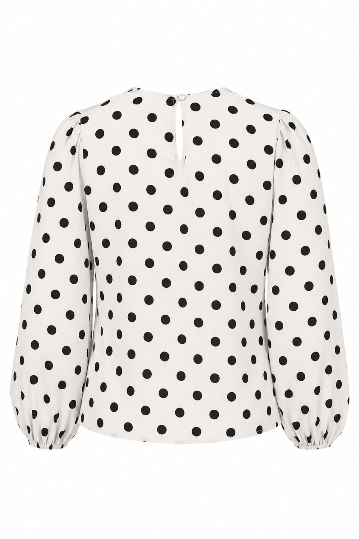 COPE CLOTHING Polka Dot Blouse - White