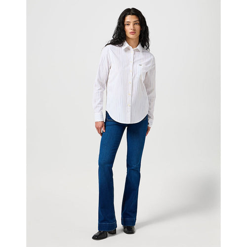 WRANGLER Women's Flared Jeans - Indigo