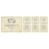 PIMPERNEL Vin de France 12Pc Placemat & Coaster Set