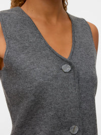 VERO MODA Brisa Waistcoat - Grey