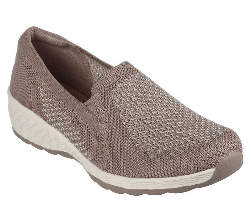 SKECHERS Women's Slip-Ins Relaxed Fit Up Lifted Shoes - Taupe
