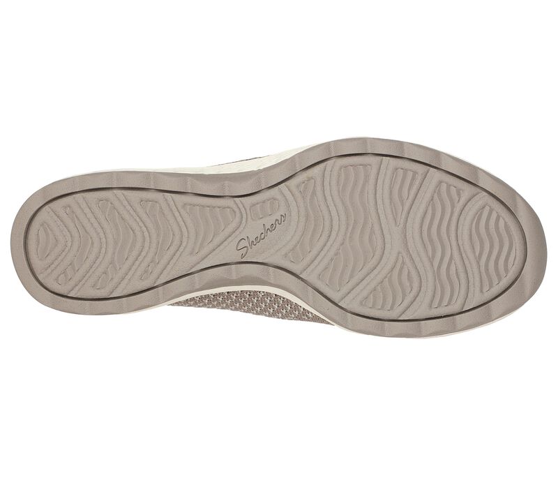 SKECHERS Women's Slip-Ins Relaxed Fit Up Lifted Shoes - Taupe