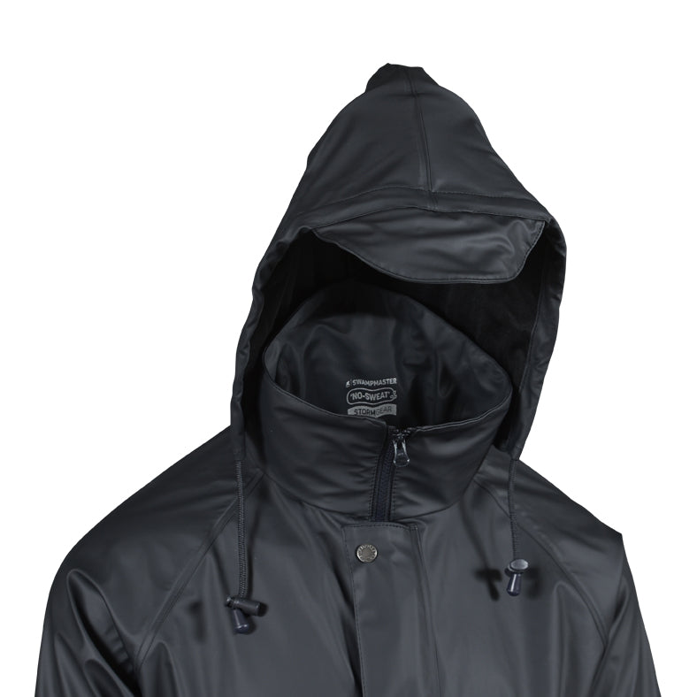 SWAMPMASTER No-Sweat Stormgear Waterproof Jacket Navy – The Cope